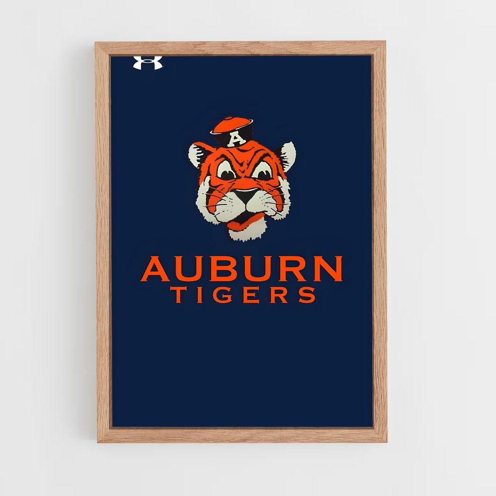 Poster Auburn tigers college – affiche Basketball (vue 4)